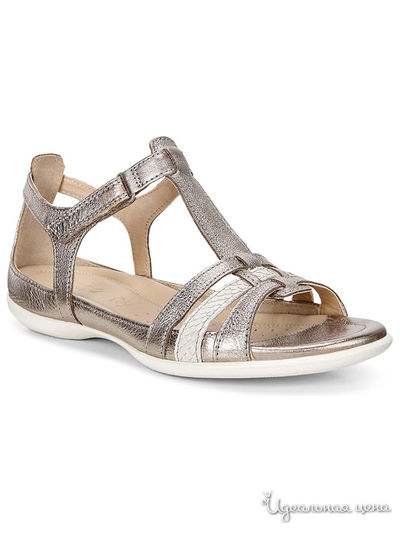 Сандалии Ecco, цвет металлик