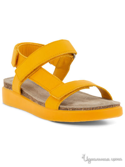 Сандалии Ecco, цвет оранжевый