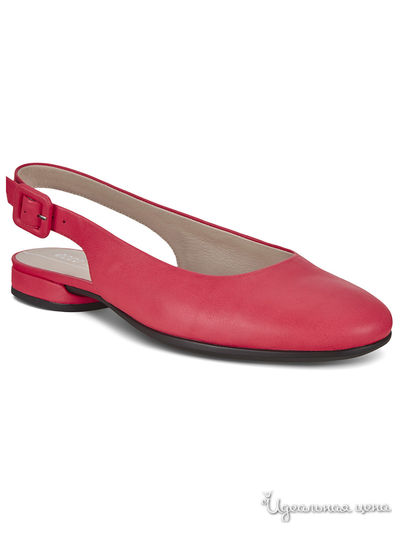 Балетки Ecco, цвет красный
