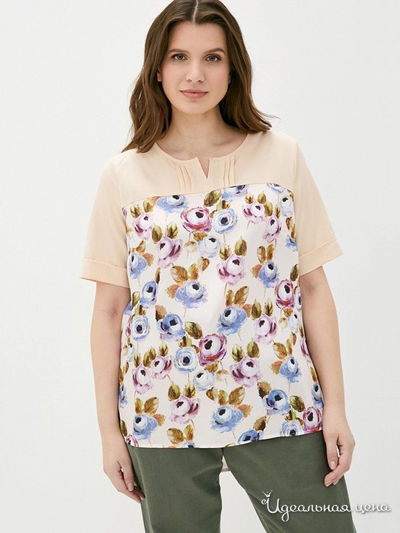 Блуза Dream World, цвет бежевый