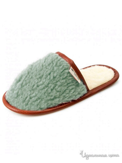 Тапочки Alwero, цвет зеленый