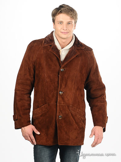 Дубленка Sandro Ferrone&Suprem, цвет цвет коричневый