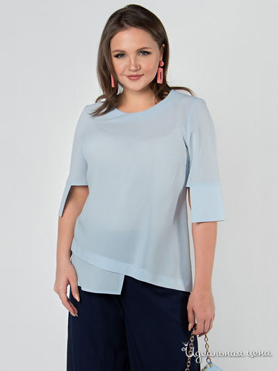 Блуза MariKo, цвет голубой