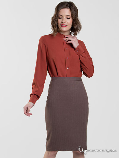 Юбка MariKo, цвет коричневый