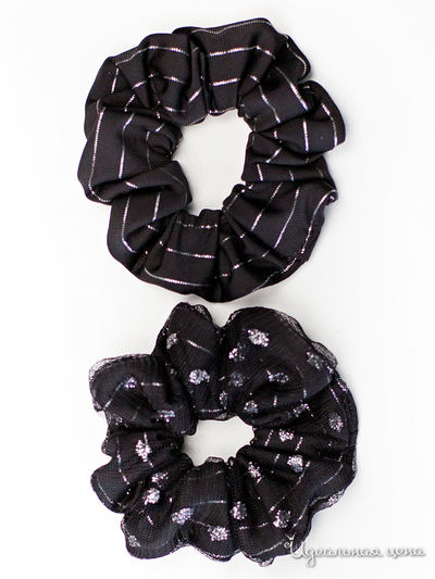 Комплект резинок MariKo, цвет черный, серебристый