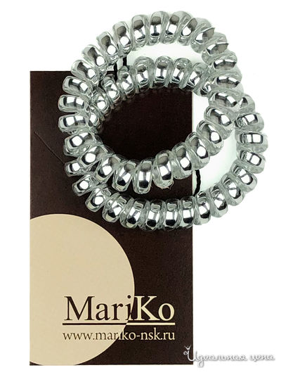 Резинка для волос MariKo, цвет серебристый