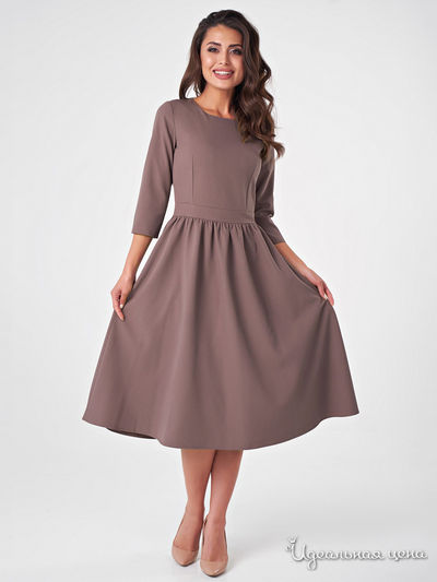Платье MariKo, цвет темно-бежевый