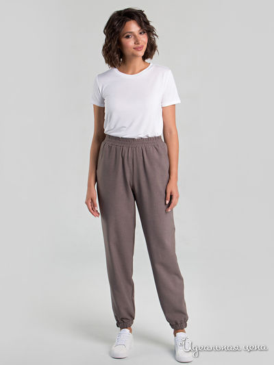 Брюки MariKo, цвет серо-коричневый