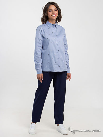 Блуза MariKo, цвет голубой