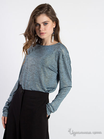 Блуза MariKo, цвет сероголубой