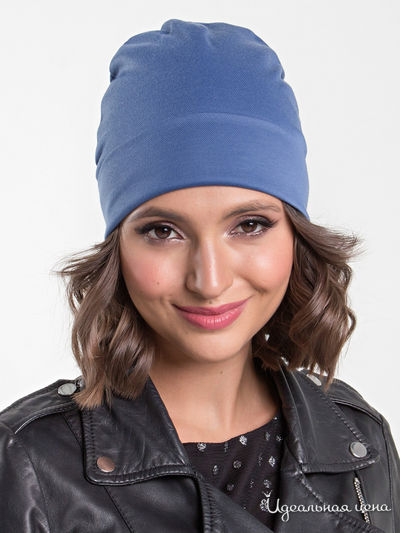 Шапка MariKo, цвет светло-синий