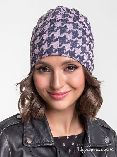 Шапка MariKo, цвет синий, розовый