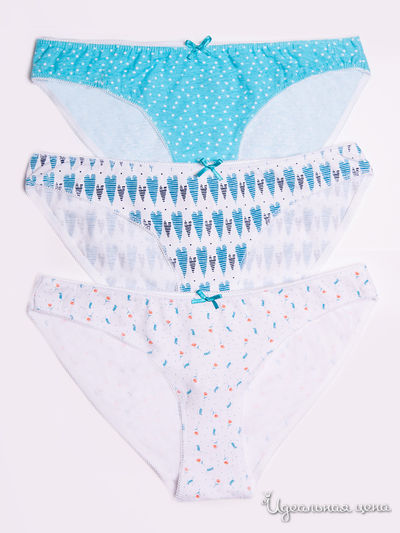 Трусы Vis-a-vis, цвет WHITE/MINT