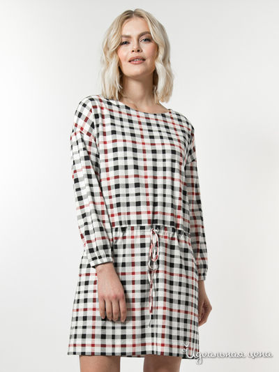 Платье Vis-a-vis, цвет бело-голубой