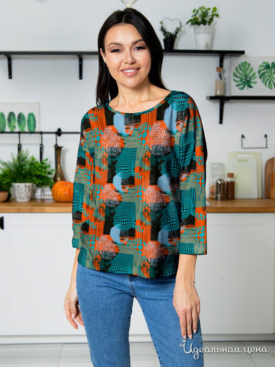 Джемпер Vis-a-vis, цвет оранжево-мятный