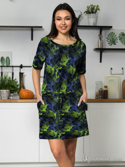 Платье Vis-a-vis, цвет сине-зеленый