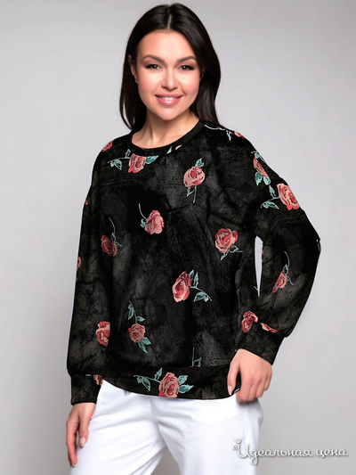 Толстовка Vis-a-vis, цвет красный, черный