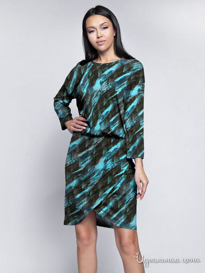 Платье Vis-a-vis, цвет черно-мятный