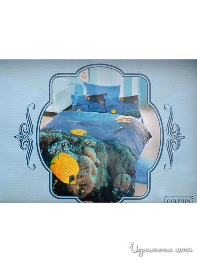 Комплект постельного белья, евро VICTORIA, цвет мультиколор