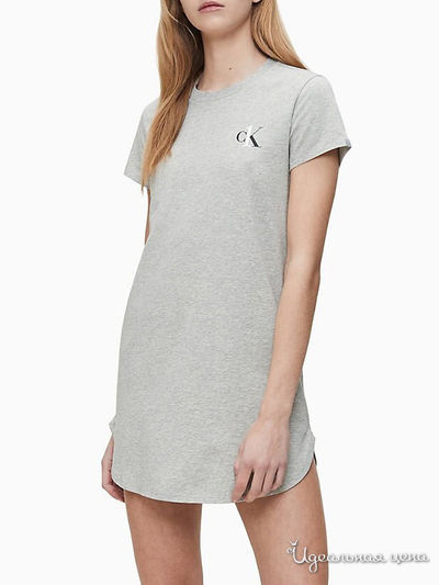 Ночная сорочка Calvin Klein, цвет серый