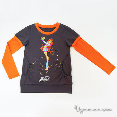 Джемпер Cartoon Brands, цвет цвет серо-оранжевый