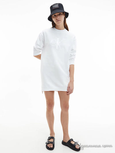 Платье Calvin Klein, цвет белый