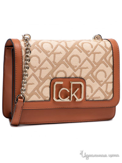 Сумка Calvin Klein, цвет бежевый