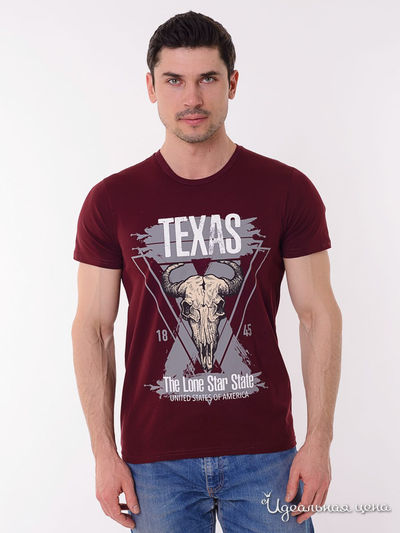 Футболка GEOVERDI, цвет бордовый