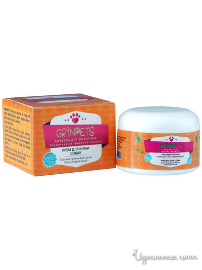 Крем для кожи собак, 25 г Grinpets