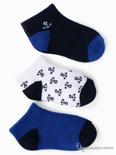 Носки, 3 пары 5.10.15, цвет разноцветный