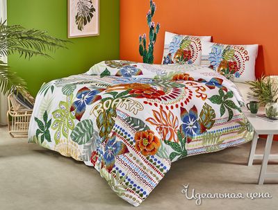 Комплект 1,5 спал. постельного белья TAC, цвет Зеленый