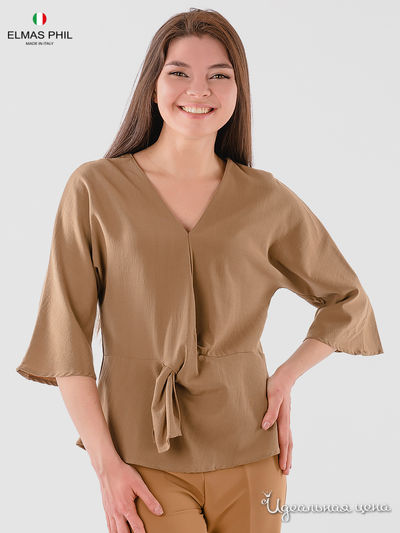 Блуза Elmas Phil, цвет Коричневый