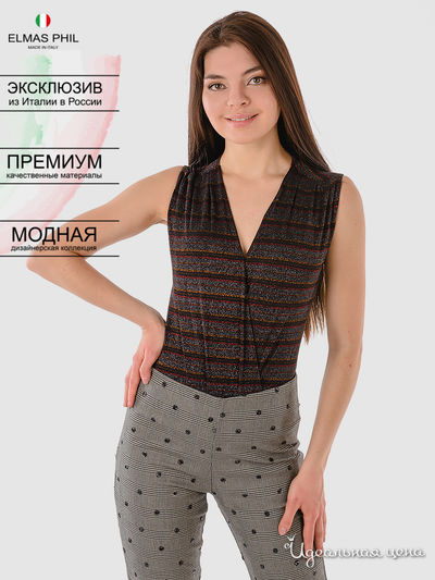 Блуза Elmas Phil, цвет Мультиколор