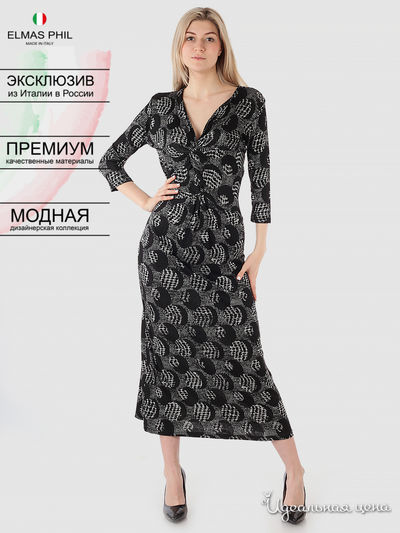Платье Elmas Phil, цвет черный