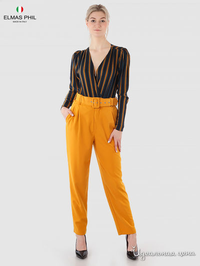Брюки Elmas Phil, цвет Горчичный