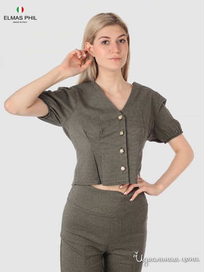 Блуза Elmas Phil, цвет серый