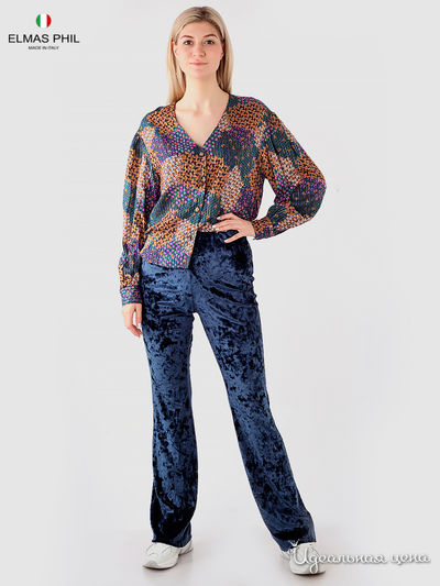 Брюки Elmas Phil, цвет синий