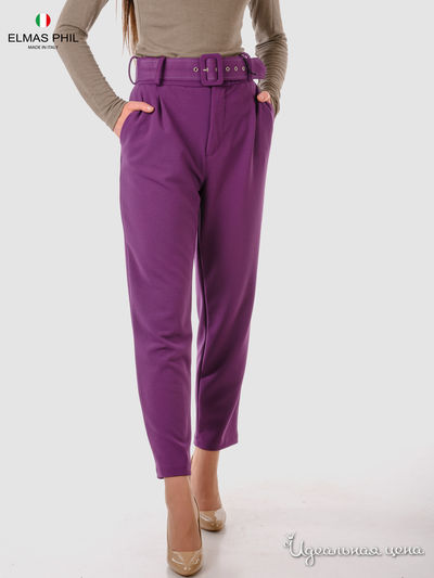 Брюки Elmas Phil, цвет сиреневый