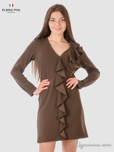 Платье Elmas Phil, цвет Коричневый