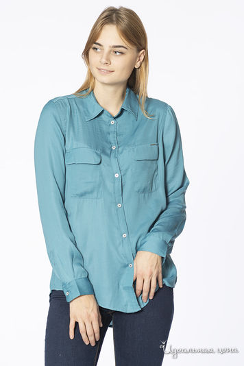 Рубашка Lee Cooper, цвет бирюзовый