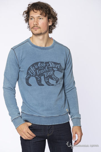 Толстовка Lee Cooper, цвет голубой