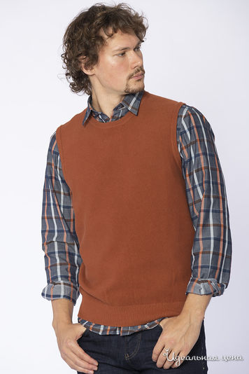 Жилет Lerros, цвет Коричневый