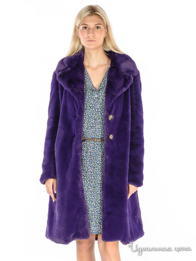 Пальто Elmas Phil, цвет фиолетовый
