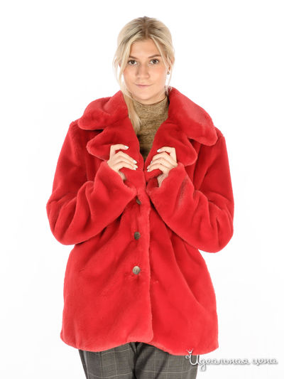 Полупальто Giupel, цвет Красный