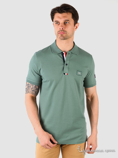 Поло Paul & Shark, цвет Зеленый