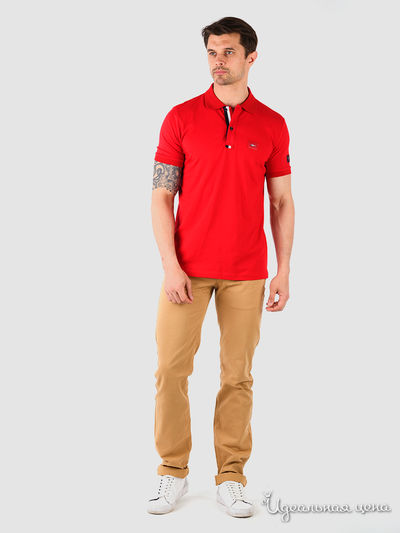 Поло Paul & Shark, цвет Красный