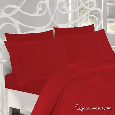 Простыня Maxstyle, цвет бордовый