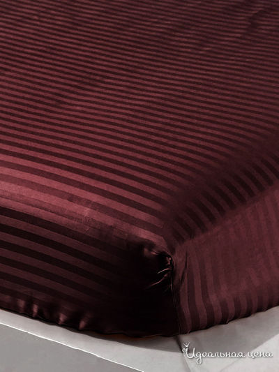 Простыня LALE, цвет бордовый