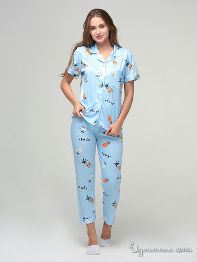 Костюм домашний Sweet Home, цвет голубой