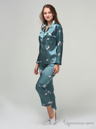 Костюм домашний Sweet Home, цвет изумруд